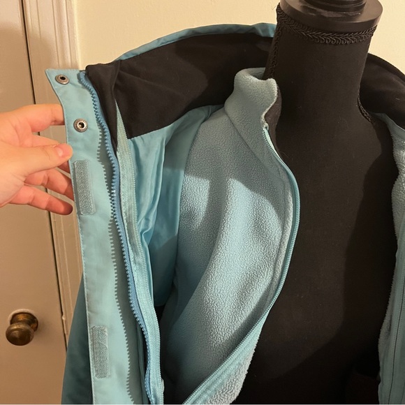 2-in-1 Turquoise Winter Coat - Picture 8 of 15